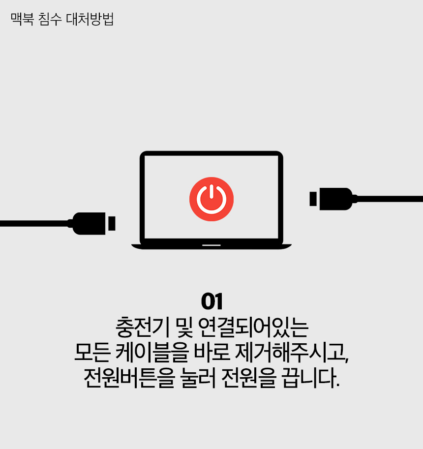 [코리아맥 오늘의 꿀팁] 맥북침수 대처방법